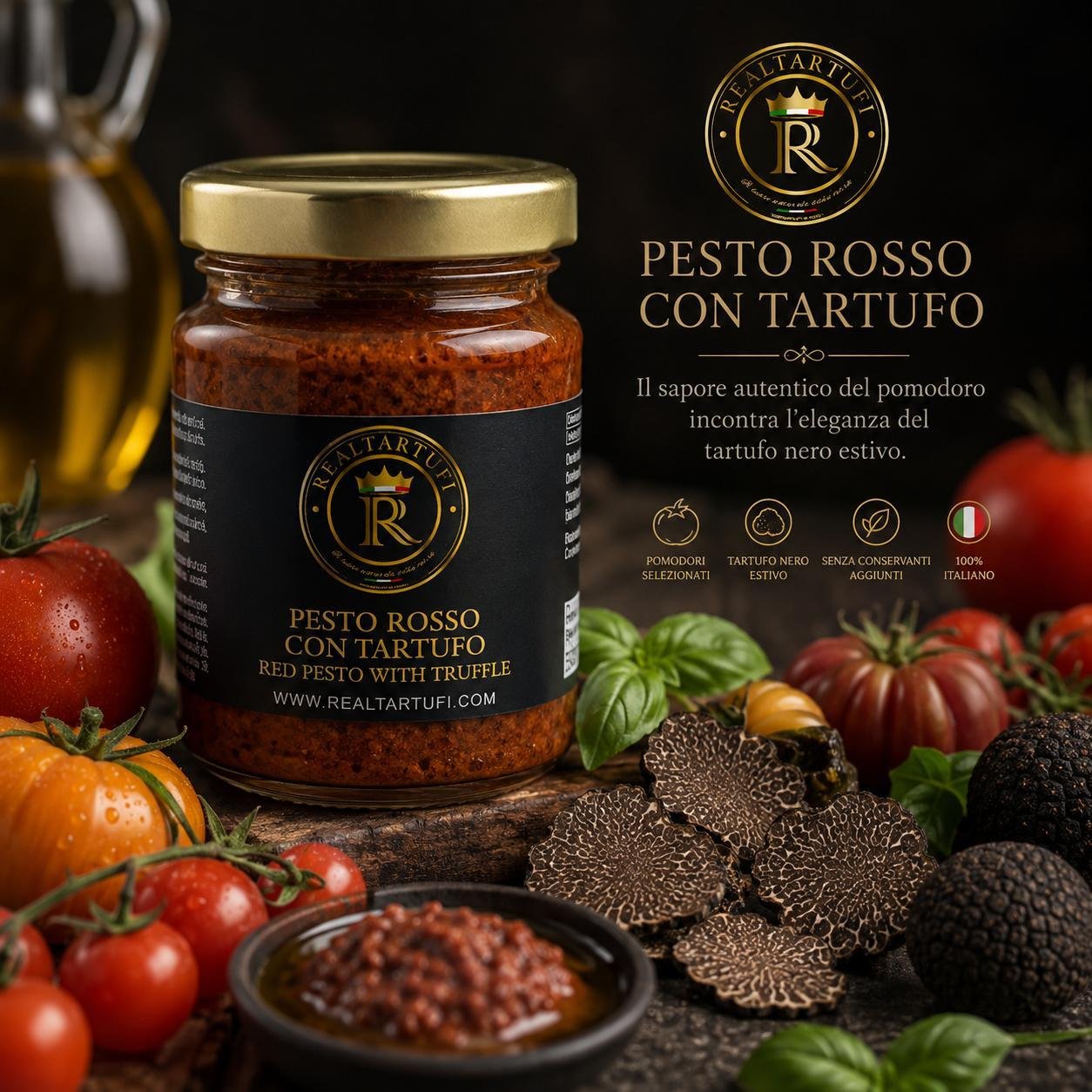 Pesto Rosso e Tartufo 90g