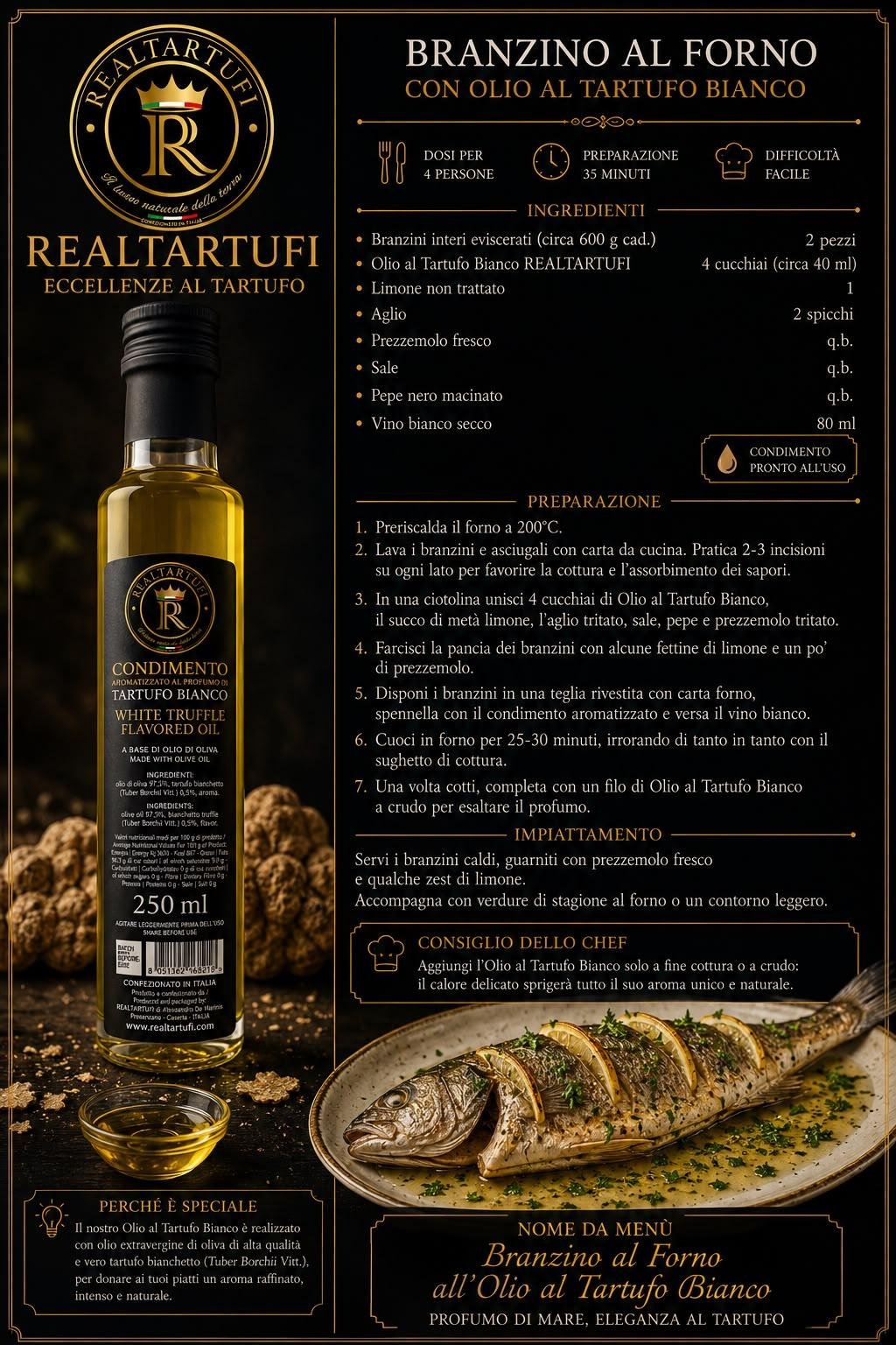 Olio Aromatizzato al Tartufo Bianco - immagine 5