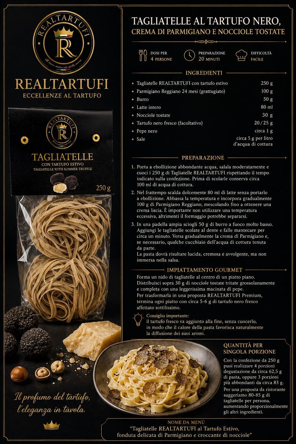Tagliatelle al Tartufo Nero 250g - immagine 2