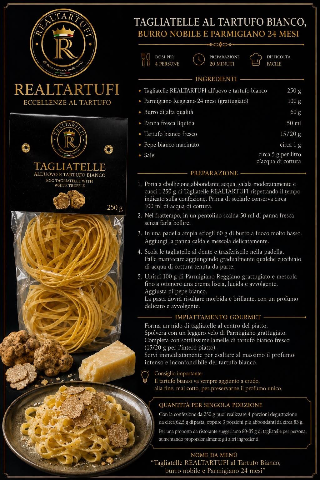 Tagliatelle al Tartufo Bianco 250g - immagine 2