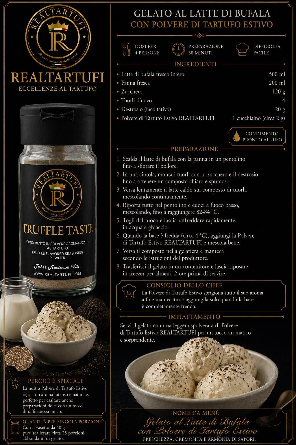 Polvere di Tartufo Nero 30g - immagine 3