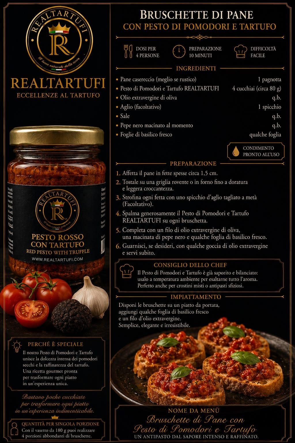 Pesto Rosso e Tartufo 90g - immagine 2